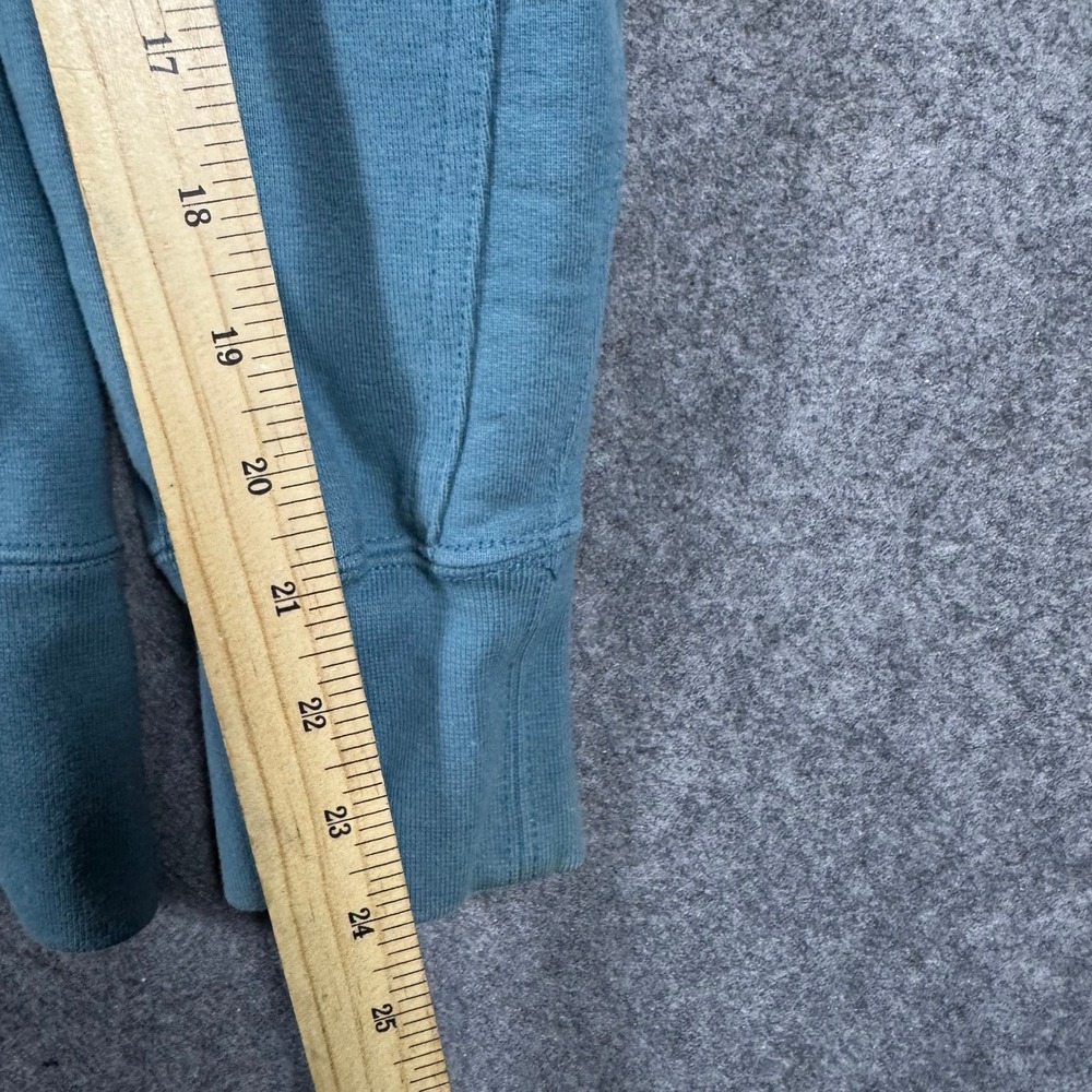 American Giant Classic Full Zip Hoodie Mens Small Teal Blue Made in USA Cotton - Picture 9 of 10